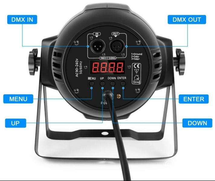 Eladó számlával, garanciával új fém házas 18x10 watt RGBW PAR lámpák