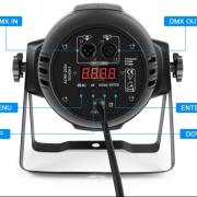 Eladó számlával, garanciával új fém házas 18x10 watt RGBW PAR lámpák