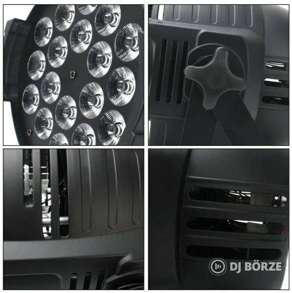 Eladó számlával, garanciával új fém házas 18x10 watt RGBW PAR lámpák