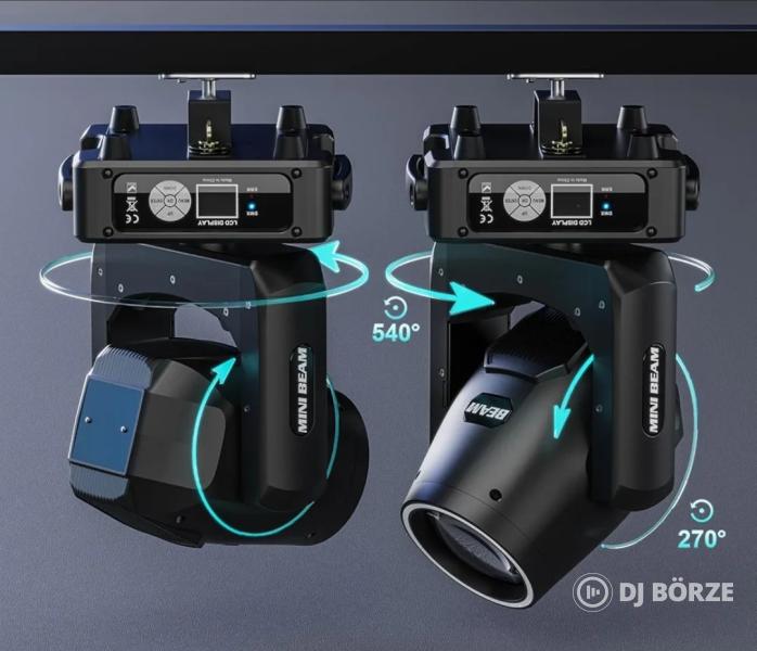 Eladó számlával, garanciával új 230 watt teljesítményű 7R robotlámpák rackekkel