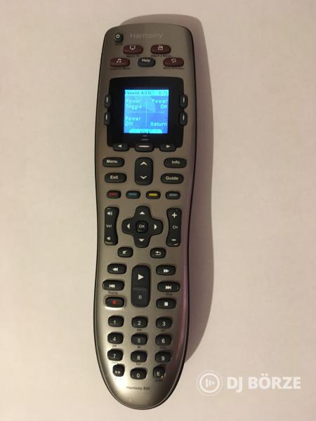 Logitech Harmony 650 Univerzális tanítható programozható távirányító távkapcsoló táv
