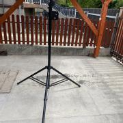 Varytec csörlős fényállvány, ~70 kg teherbírás, 3,2 m magasság