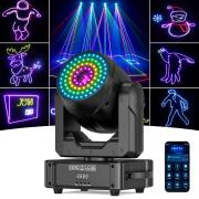 Eladó számlával, garanciával új 2W RGB lézer robotlámpák