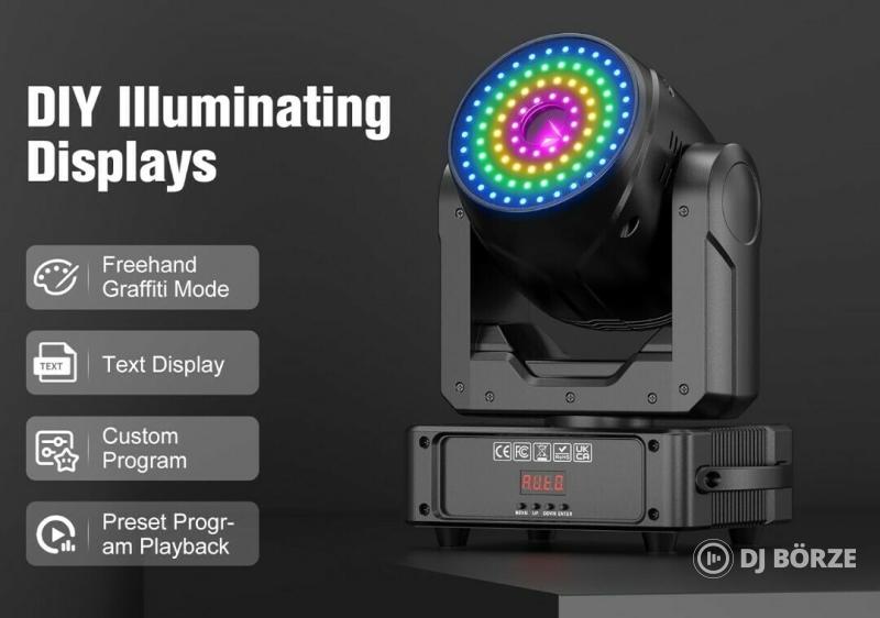 Eladó számlával, garanciával új 2W RGB lézer robotlámpák