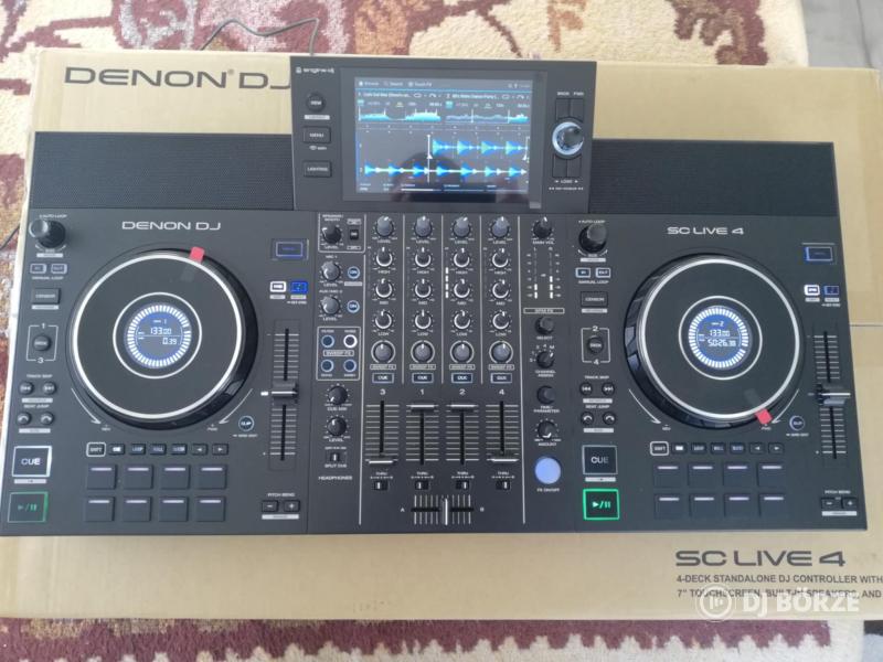 Denon Dj Sc live 4 + magma xxl rack