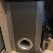 TEAC erősítő, 2db JVC hangfal, 2db mélyláda