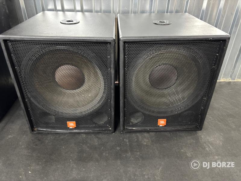 JBL JRX118SP 18”-os aktív mélyláda sub párban