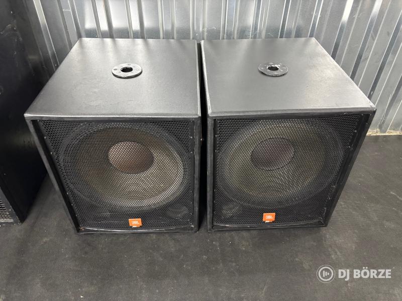 JBL JRX118SP 18”-os aktív mélyláda sub párban