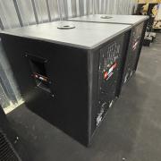 JBL JRX118SP 18”-os aktív mélyláda sub párban