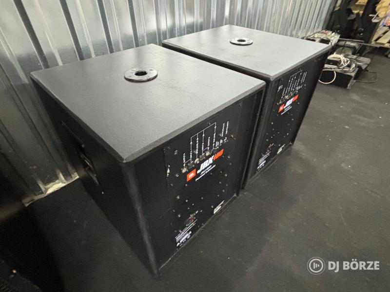 JBL JRX118SP 18”-os aktív mélyláda sub párban