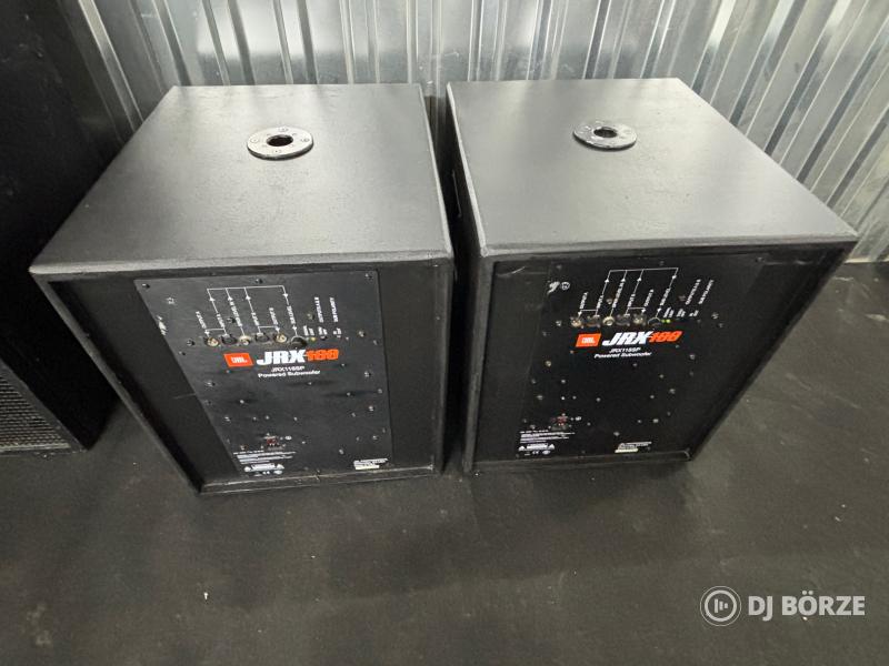 JBL JRX118SP 18”-os aktív mélyláda sub párban