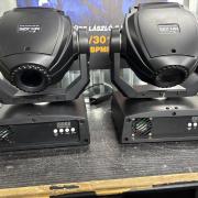 2 db Stairville MH-X25 ledes robotlámpa