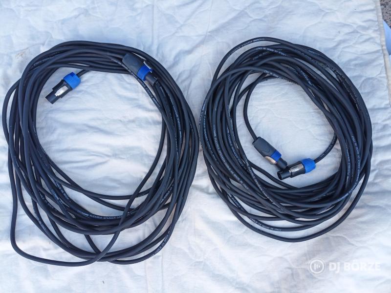 Speakon hangfal kábel eladó 2x1.5mm2  15 méter/kábel