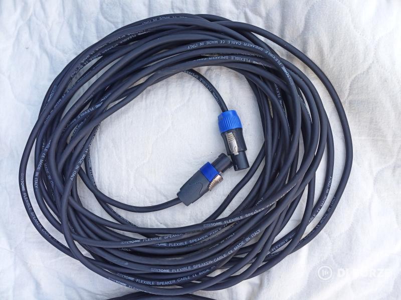 Speakon hangfal kábel eladó 2x1.5mm2  15 méter/kábel
