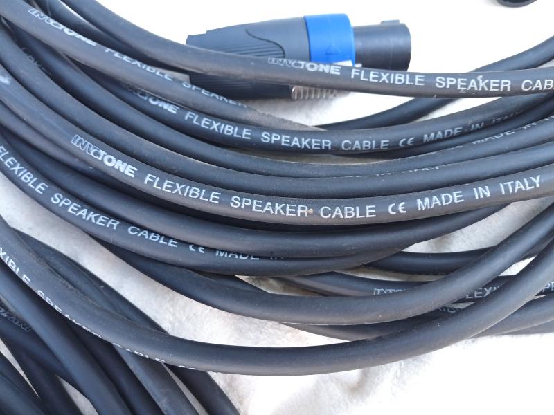 Speakon hangfal kábel eladó 2x1.5mm2  15 méter/kábel