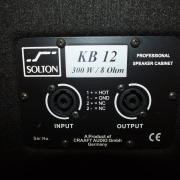 Solton 12" két utas hangfal hangfalpár