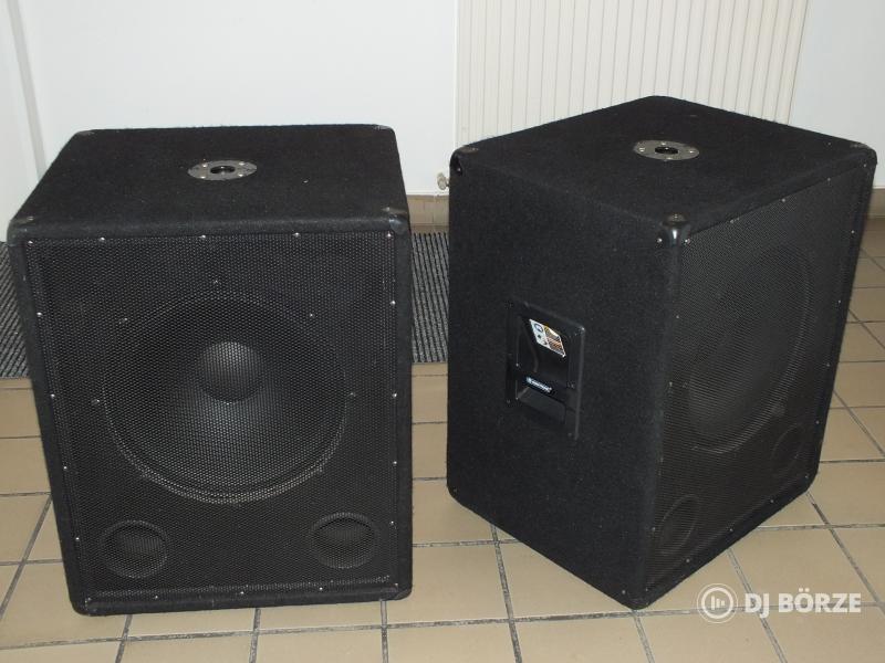 Omnitronic 15" mély hangfal pár