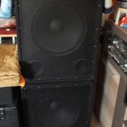 Omnitronic 15" mély hangfal pár