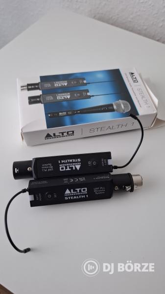 Alto Pro - STEALTH 1 vezeték nélküli audio átviteli rendszer, 8 UHF csatorna, mic/line, mono, XLR