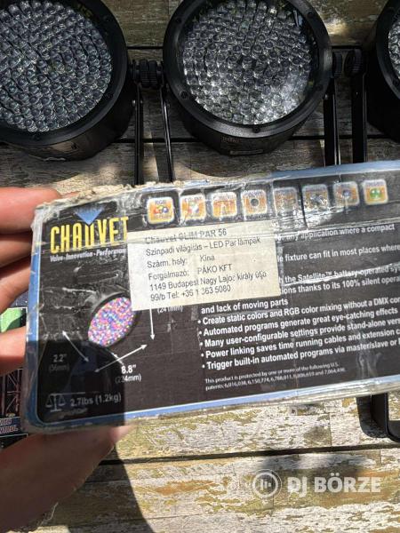 Eladó 6 db Chauvet Silm Par 56 Lámpa 120.000 Ft