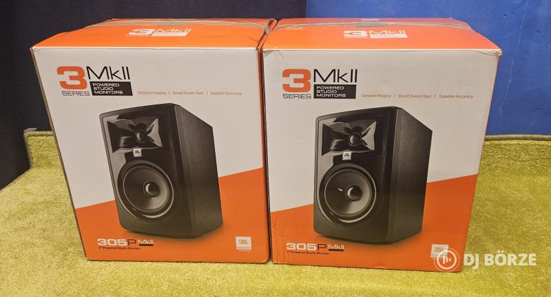 JBL 305P MKII Aktív Stúdiómonitor Hangfalpár