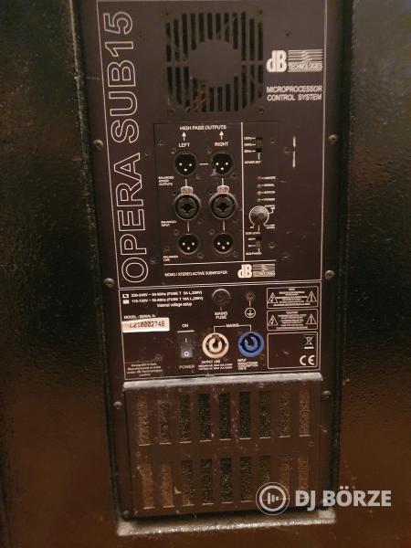 dB technologies sub 15