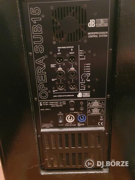 dB technologies sub 15