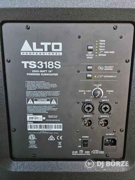 Alto TS318S + gyári huzat