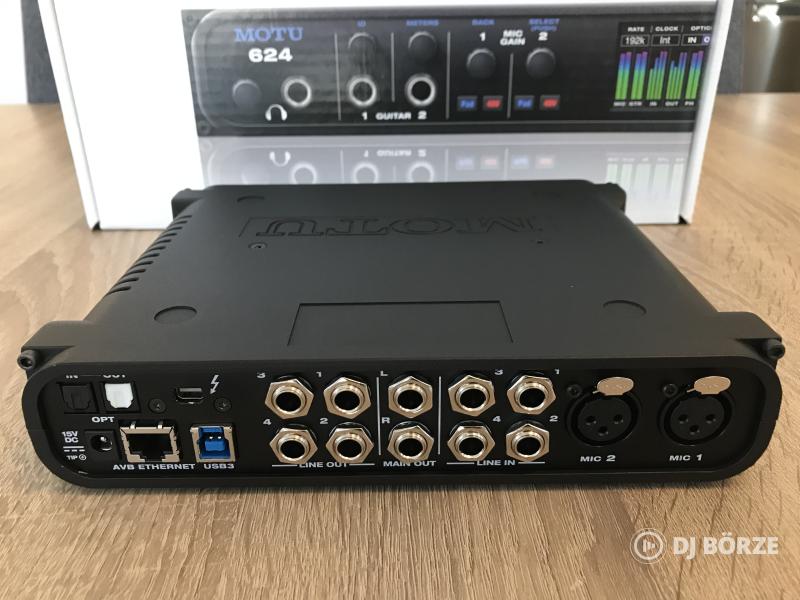 MOTU 624 16x16 USB3 / Thunderbolt / AVB Ethernet Audio Interface with DSP Mixer and Effects