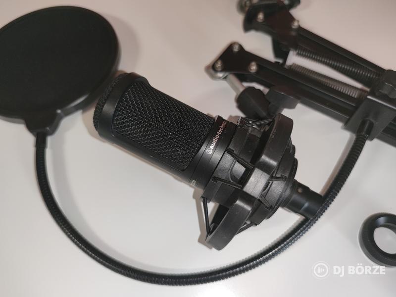 Audio-Technica AT2020 XLR stúdió mikrofon