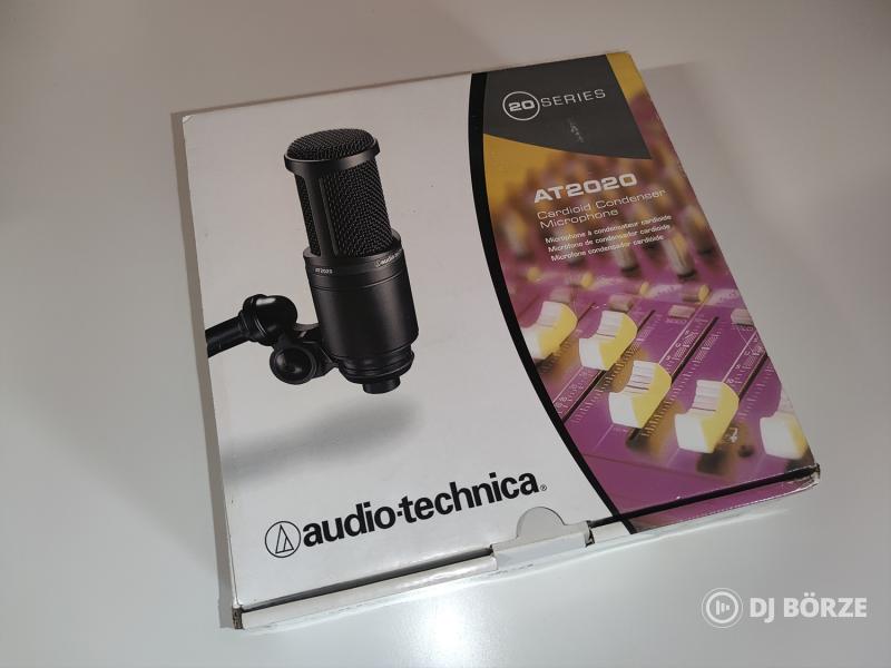 Audio-Technica AT2020 XLR stúdió mikrofon