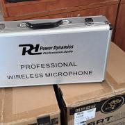 Power Dynamics dual UHF rádiós mikrofon szett + alu koffer