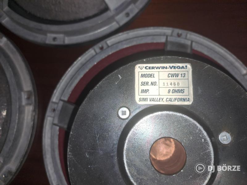 3 Db Cerwin vega 12" hangszóró
