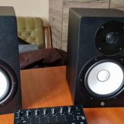 Yamaha HS8 monitor hangfal+M-audio külső hangkártya