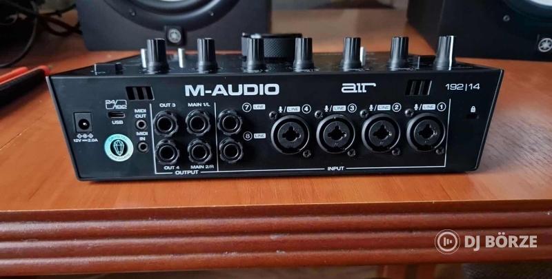 Yamaha HS8 monitor hangfal+M-audio külső hangkártya