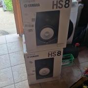 Yamaha HS8 monitor hangfal+M-audio külső hangkártya