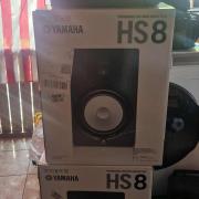Yamaha HS8 monitor hangfal+M-audio külső hangkártya