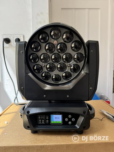 8 db ÚJ 19x15W wash lámpa konténerezve