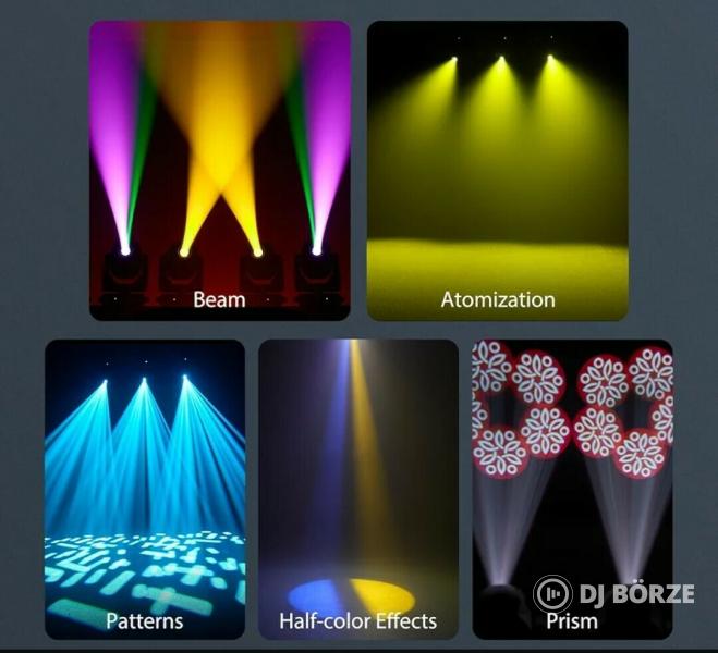 Eladó számlával, garanciával új, 200 watt led, 1/5 prizmás spot robotlámpák