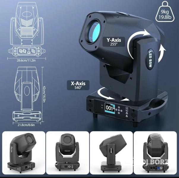 Eladó számlával, garanciával új, 200 watt led, 1/5 prizmás spot robotlámpák
