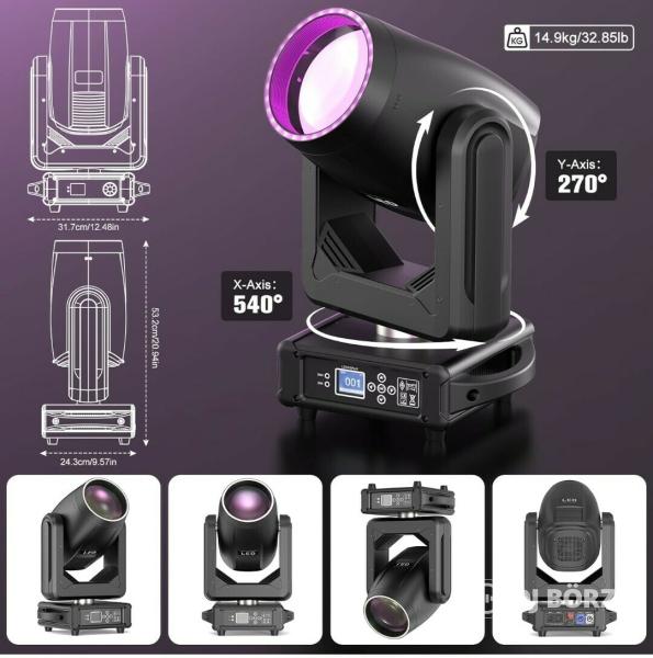 Eladó számlával, garanciával új 200 watt led beam & spot robotlámpák
