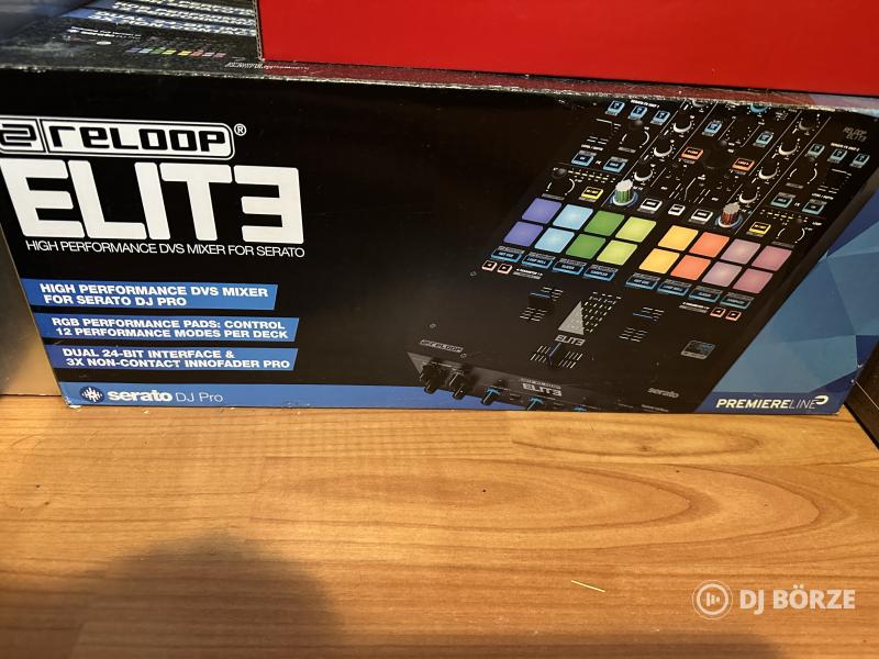 Reloop Elite Szett Rp 8000 mk2 dj lemezjátszó+keverő Serato
