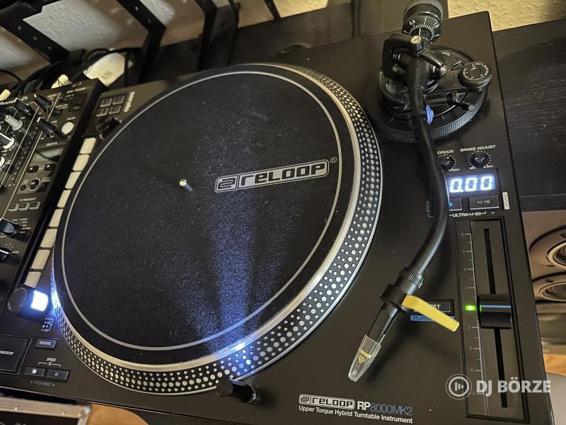 Reloop Elite Szett Rp 8000 mk2 dj lemezjátszó+keverő Serato