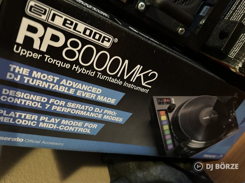Reloop Elite Szett Rp 8000 mk2 dj lemezjátszó+keverő Serato