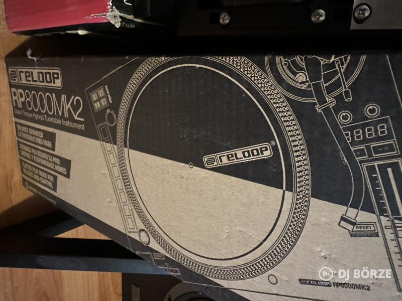 Reloop Elite Szett Rp 8000 mk2 dj lemezjátszó+keverő Serato