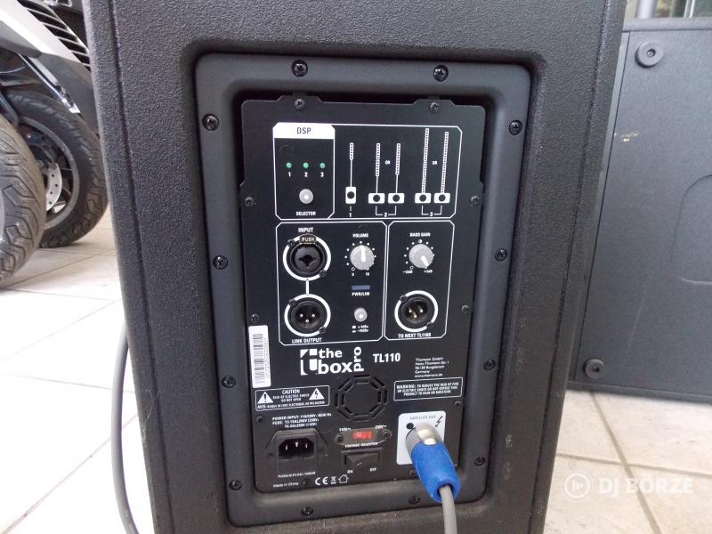 the box pro TL 110 + the box pro TL 63 hangrendszer