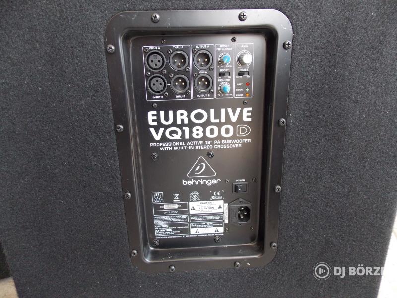 Behringer VQ1800D 18" aktív mélyláda