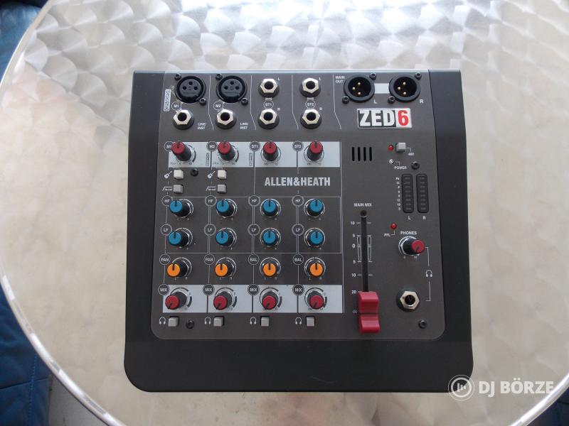 Allen & Heath ZED-6 6 csatornás keverő