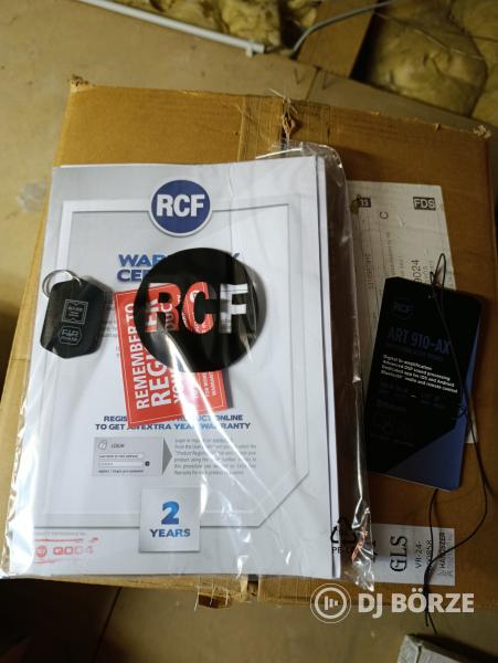 RCF ART 910 AX Garanciális