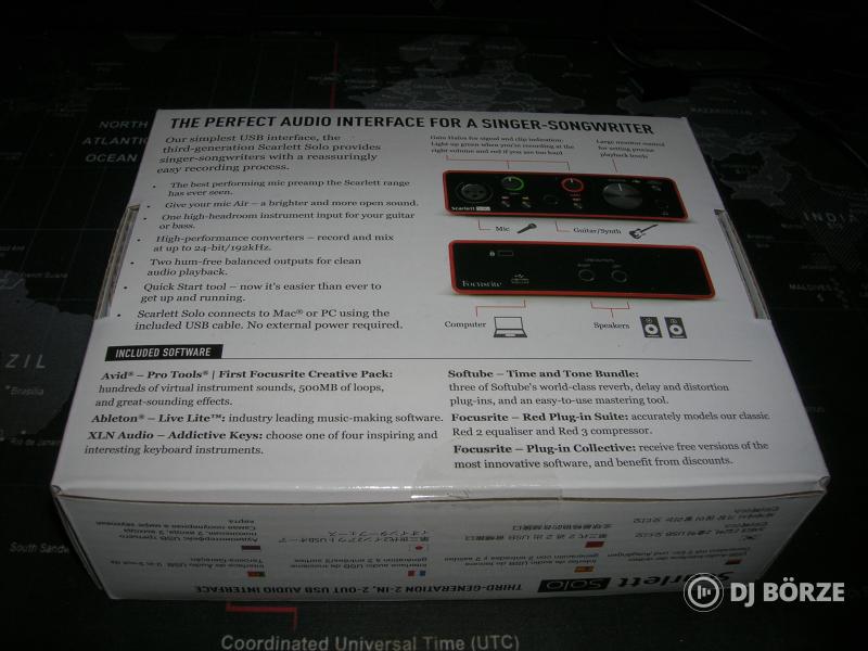 Focusrite Scarlett Solo 3rd Gen /új bontatlan